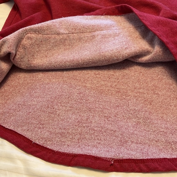 Colosseum Arkansas Razorbacks Red Hoodie Sweatshirt Size Lg fits more like med. - Picture 8 of 14